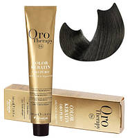 Крем-краска безаммиачная для волос Fanola Oro Therapy №5/1 Light Chestnut Ash 100 мл (3077L')