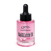 Масло для кутикулы с экстрактом розы PNB Nail & Cuticle Oil Rose 30 мл (15156L')