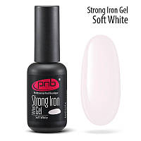 Гель моделирующий PNB Strong iron gel soft white нежно белый 8 мл (15167L')