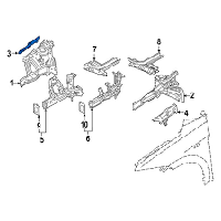 Кронштейн ланжерона прав Elantra 18-20 64543F2500