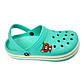 Крокси дитячі сабо для дівчинки бірюзовий 3002-312, фото 2