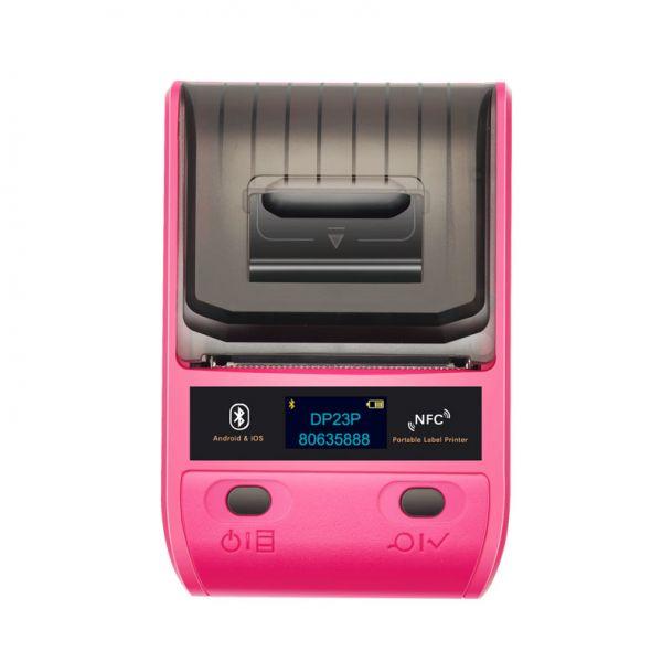 Портативний термопринтер чеків, етикеток, QR та штрих-кодів UKRMARK DP23PK, Bluetooth/USB/NFC.