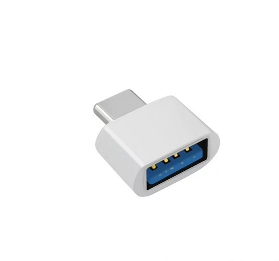 Мини OTG адаптер, переходник USB 3.0 - Type-C для смартфона, телефона ...