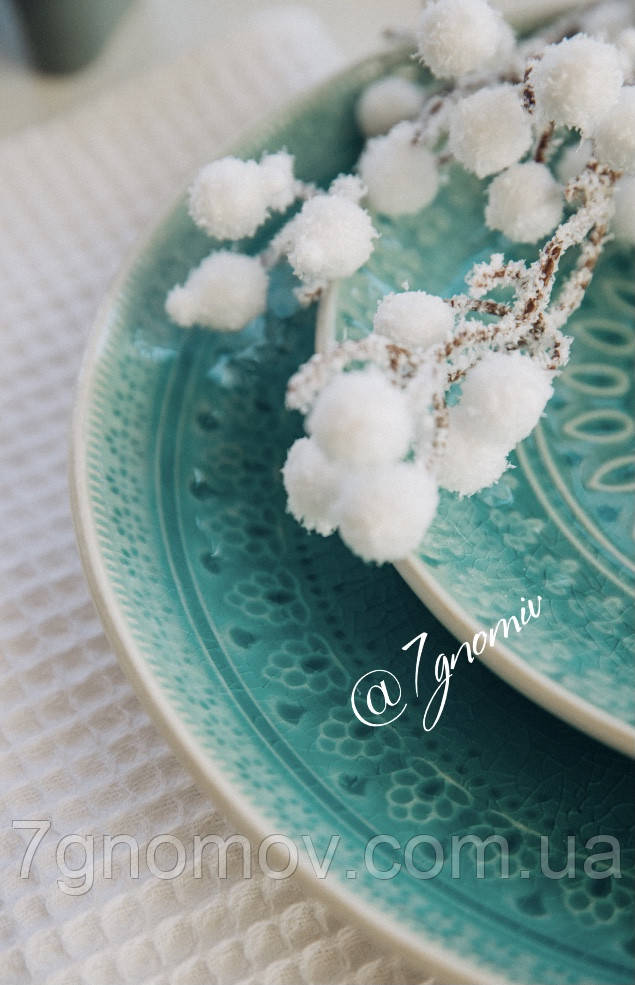 Салатник керамічний блакитний Лагуна 17.5 см