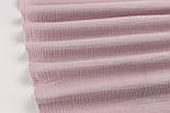 Муслін однотонний двошаровий жатий, колір брудно-рожевий, ширина 140 см No МЖ-3-16, фото 3
