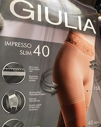 Колготи жіночі «Impresso Slim 40 den» з утягуючими комфортними шортіками