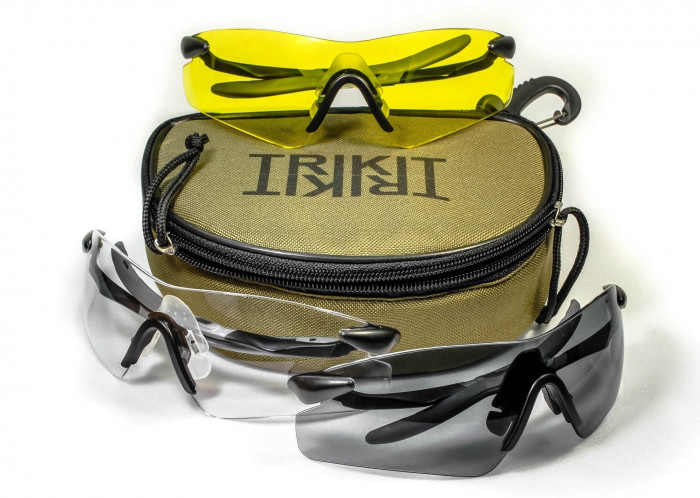 Очки защитные со сменными линзами Pyramex Rotator TRIKIT (комплект из 3-х очков) - фото 1 - id-p1616934729