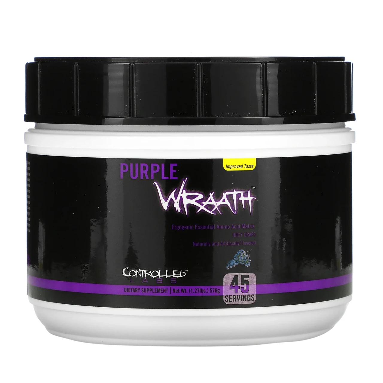 Controlled Labs, Purple Wraath, Juicy Grape, 1.27 lbs (576 g) COL-00144, Київ, фото 1