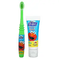 Orajel, очищающее средство для зубов и десен Elmo, без фторида, для детей в возрасте от 3 до 24 месяцев, смесь