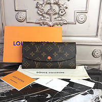 Трендовый кошелек Louis Vuitton коричневый женский Премиум Качество бумажник Стильный Луи Виттон