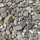 Галька гравій річковий сірий для клумб, прудів, водойм та ландшафту (ціна за 1 кг від 1 тони), фото 2