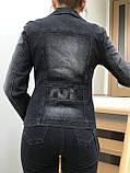 Куртка джинсова жіноча "Guitar" модна піджак, фото 6