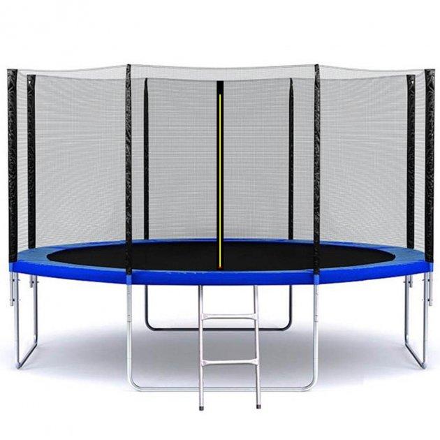 **Батут SkyJump 374 см з захисною сіткою для дітей та дорослих максимальне навантаження 150 кг**, фото 1