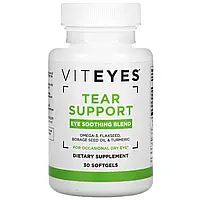 Viteyes, Tear Support, успокаивающая смесь для глаз, 30 мягких таблеток VTE-00891 Киев