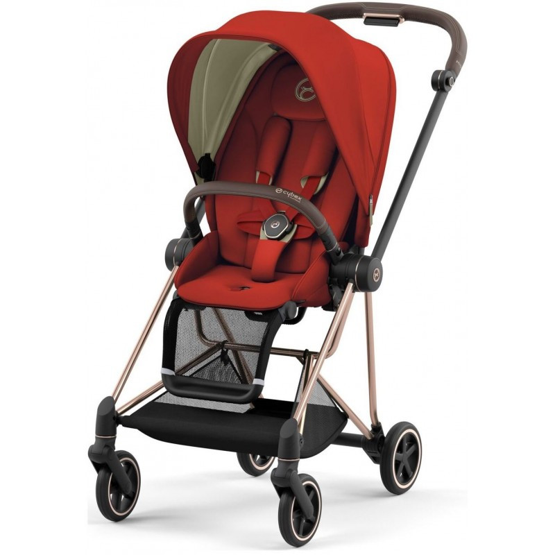 Прогулянкова коляска Cybex Mios 4.0 Autumn Gold шасі Rosegold 2023 р.