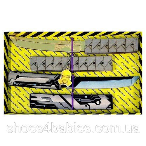 BOX Сувенірні ножі "TANTO Транзистор & TANTO Якудза GOLD"