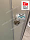 Душові двері в нішу Shower SD-110 110x190 дві секції двері для душу матове безпечне скло 6 мм, фото 3