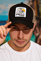 Мужская бейсболка тракер с сеткой 318АF