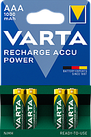 Аккумулятор AAA Ni-MH 1000 мАh 1.2V VARTA RECHARGEABLE ACCU POWER BLI4