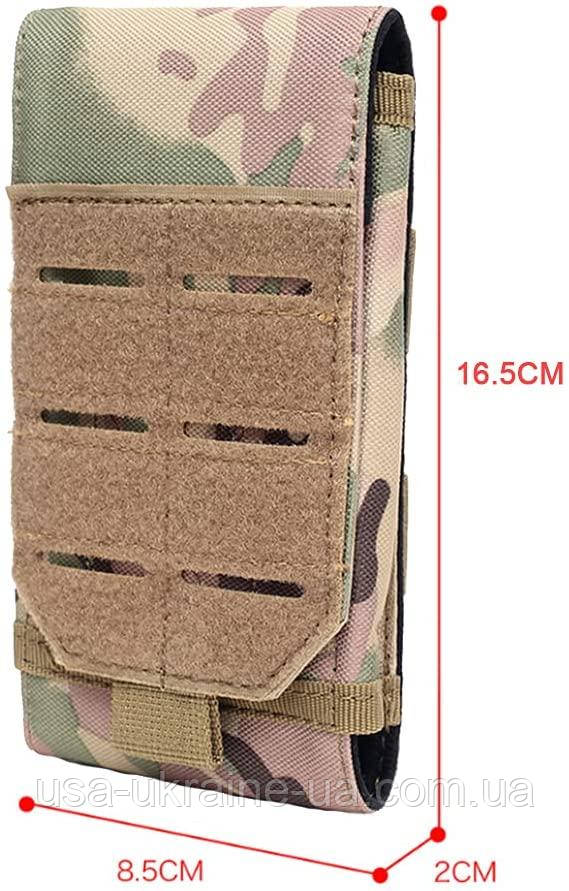 Підсумок для телефону на липучці тактичний Molle Tactical EDC, фото 1
