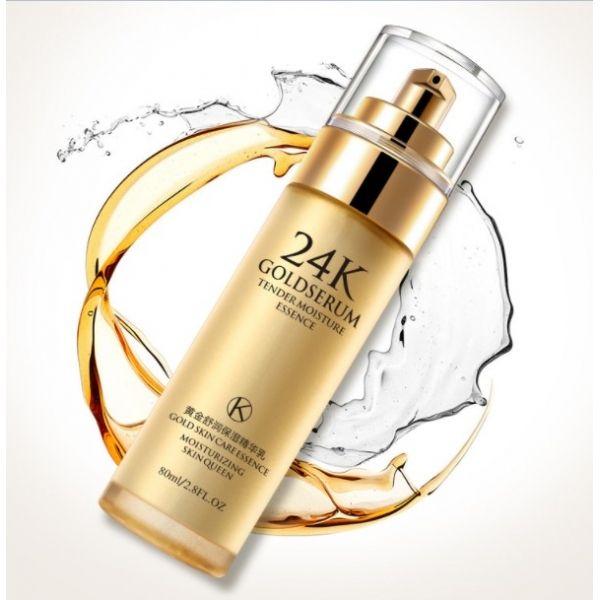 Антивікова емульсія для обличчя one spring 24K Gold Skin Care з колоїдним золотом 80 мл