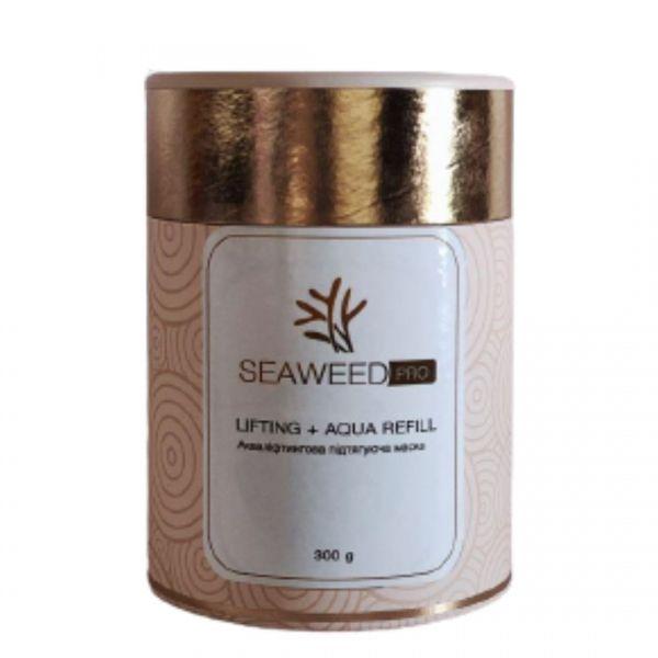 Аквалифтинговая зміцнююча маска для обличчя SeaweedPro Aqua lifting Refill mask Shine Pearl Powder на