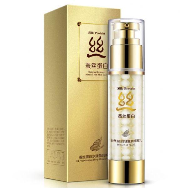 Лосьйон для обличчя Bioaqua Silk Protein глубокоувлажняющий відновлює з протеїнами шовку 60 мл