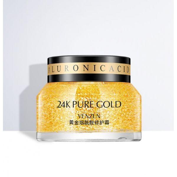 Крем-гель для обличчя Venzen з колоїдним золотом 24K Gold Skin Care 50 грам