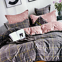 Постельное белье Евро комплект с простыню на резинке Постельное белье с фланели евро размер.