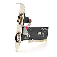 Контролер PCI=>RS232(9Pin)+RS232(9Pin), 2 порти, TX382B-2S, BOX