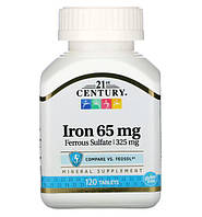Залізо 21st Century Iron 65 мг 120 таблеток