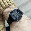Класичний металевий годинник Casio A168 Illuminator Black Касіо чорний, фото 2