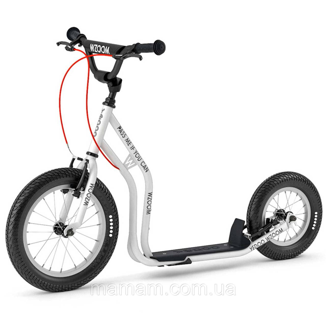 Самокат Yedoo Wzoom New White, фото 1