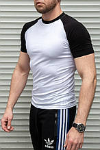 Чоловіча футболка з чорним коротким рукавом Код RA1404