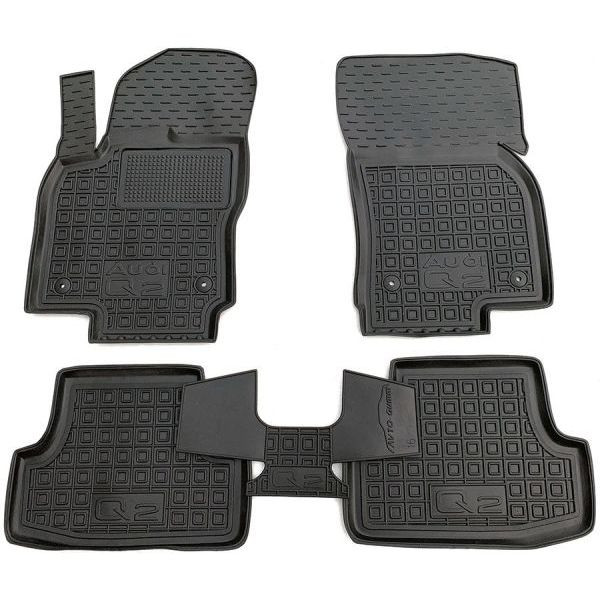 Резинові килимки в салон Audi Q2 2016-, фото 1