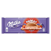 Молочний шоколад Milka Strawberry Fresa, 300 г.