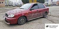 Пороги боковые труба без накладок Daewoo Lanos (1998+) D 60