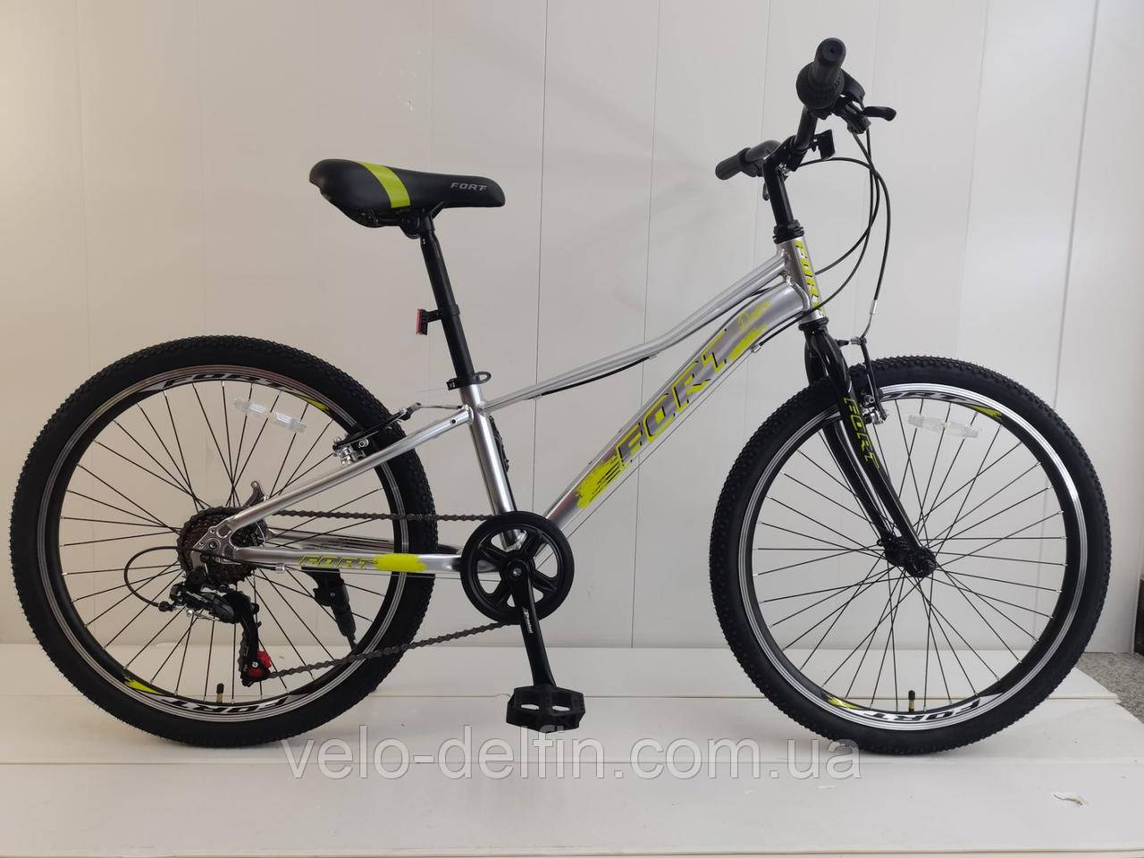 Велосипед підлітковий Fort Desire 24 V-brake 11 grey