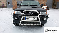 Защита переднего бампера - Кенгурятник Mitsubishi Pajero Sport  (96-08)