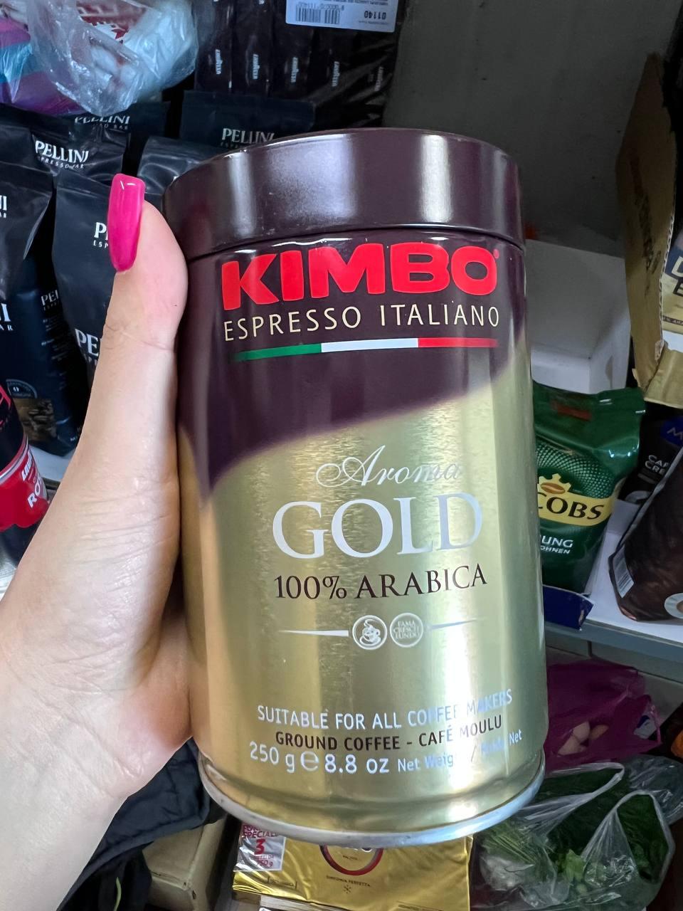 Кава мелена☕️Kimbo "Aroma Gold". 250 гр. Італія.