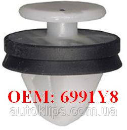 Клипса пистон Сitroen Berlingo C2 C3 C4 Picasso С5 С8 DS3 DS5 Jumpy Peugeot Expert Partner Fiat Doblo 6991.Y8, фото 1