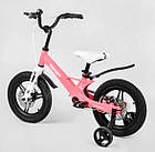 Дитячий велосипед Corso Revolt MG-14207 діаметр коліс 14", МАГНІЯ РАМА, ЛІТИЯ ДІСКИ, ДИСКОВІ ТОРМОЗА, фото 3
