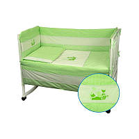 Ограждение защитное в детскую кровать Руно Котята 60х120 салатовый (4820041923115)