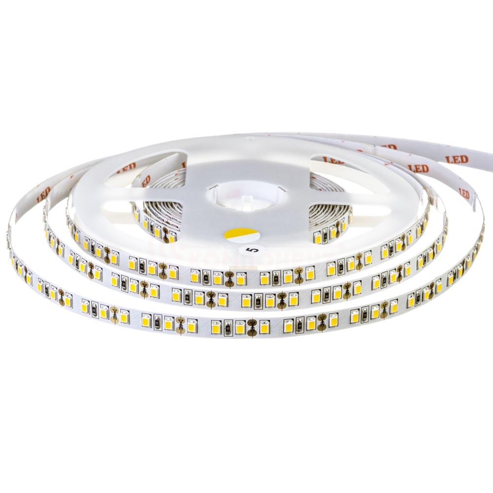 Світлодіодна стрічка 12V, 2835, 120 led/m, 9.6W, IP20, 6500K - білий холодний, Econom. Гарантія - 6 місяців