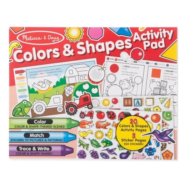 Набір наклейок Melissa&Doug MD8564 Кольори і фігури Альбом з наклейками