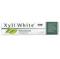 Зубна паста XyliWhite Toothpaste Gel Refreshmint Now Foods Solutions 181 г, фото 2