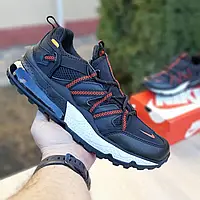 Мужские кроссовки Nike Найк Air Max 270 Bowfin, ткань, кожа, пена, черные с красным 41