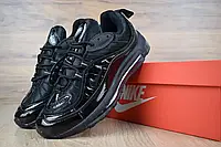 Женские кроссовки Nike Найк Air Max 98 Supreme, черные. Код товара ОД - 2636 36