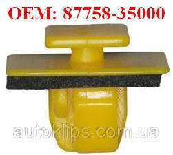 Кліпса молдінга, порога Hyundai Accent Santa Fe Tiburon Terracan H-1 Tucson Elantra i10 87758-35000 (шл.11*10)