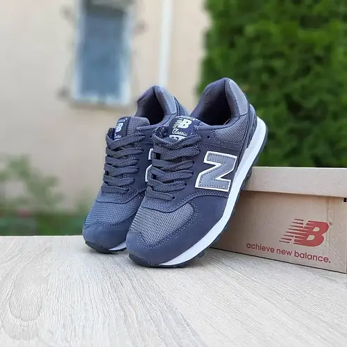 Купить Женские кроссовки New Balance Нью Беланс 574, замша, сетка, пена ...